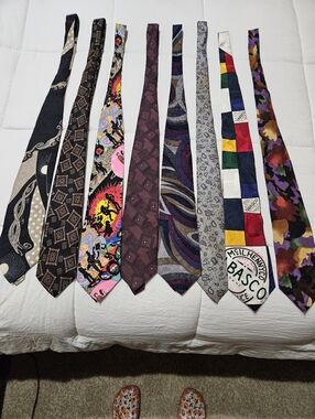 Tall Man Multicolor Patterned Tie Collection - Assorted Colors